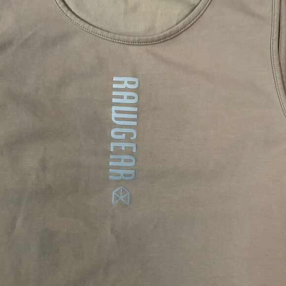 Raw Gear women’s activewear tan tank in medium - Picture 2 of 7